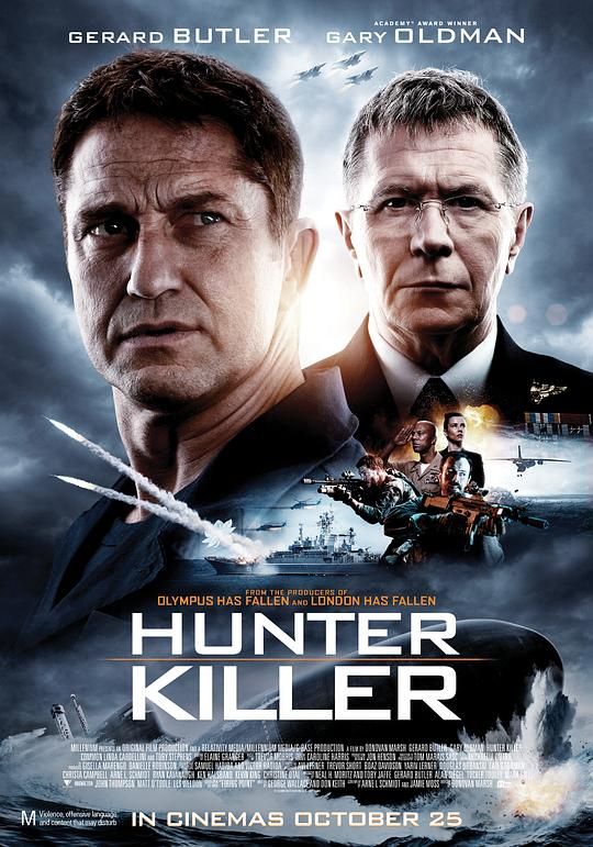 冰海陷落 Hunter Killer [2018][6.7分] 阿里云盘,百度网盘1080P,MP4(百度,阿里,迅雷,夸克,UC云盘)